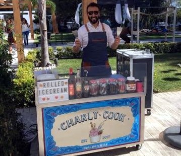 Ice cream stall for weddings